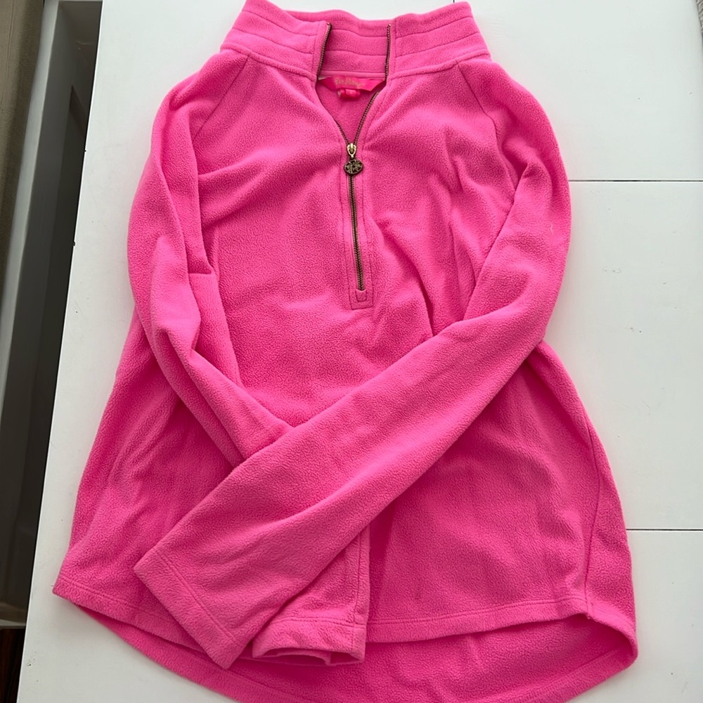 Lilly Pulitzer fleece pullover size small